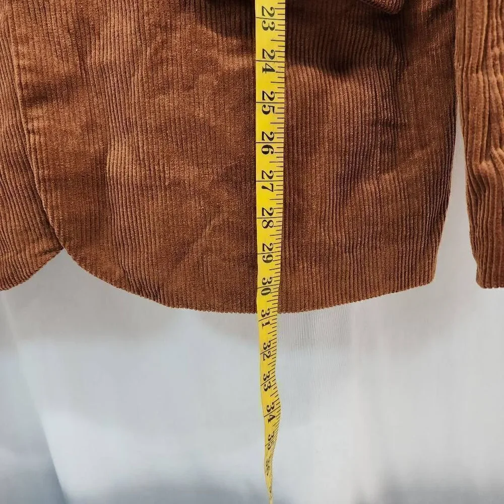 WEEN CHARM Size XL Men's Slim Fit Corduroy Sport Coat,Vintage Work Jackets with